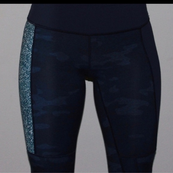 Lululemon Wunder Under Pant *Full-On Luon (Sashiko) Kanoko Twist Inkwell - Picture 11 of 11